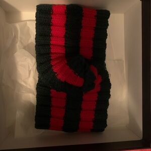 Gucci Red and Green Knitted Headband